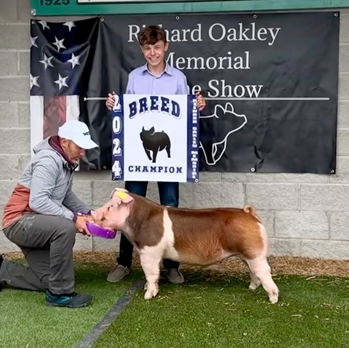 Champion Hereford Barrow<br />
2024 Richard Oakley Memorial Show