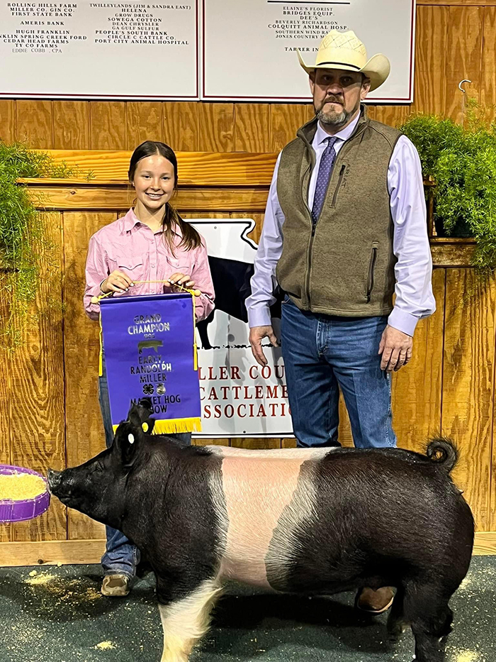 Grand Champion Early<br />
2024 Randolph, Miller County Georgia